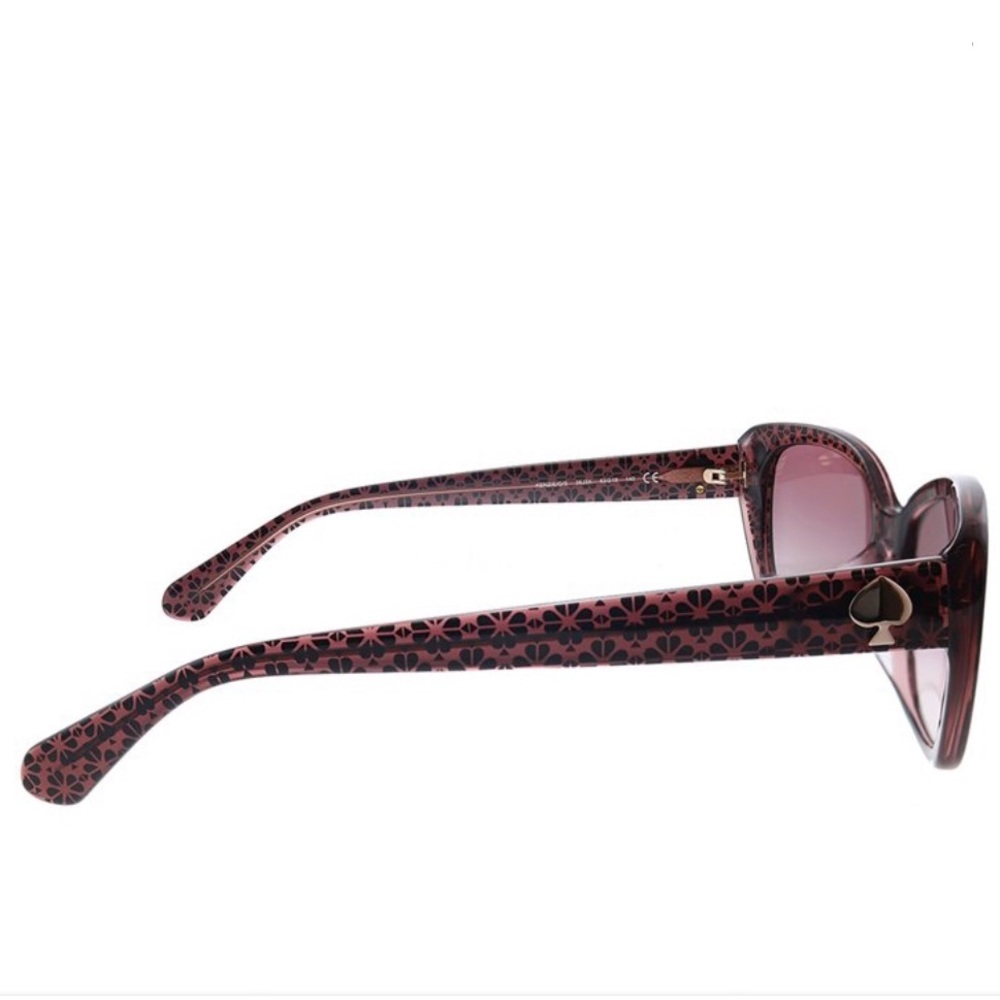 Kate Spade Kenzie Pink Burgundy Gradient Sunglasses Gem